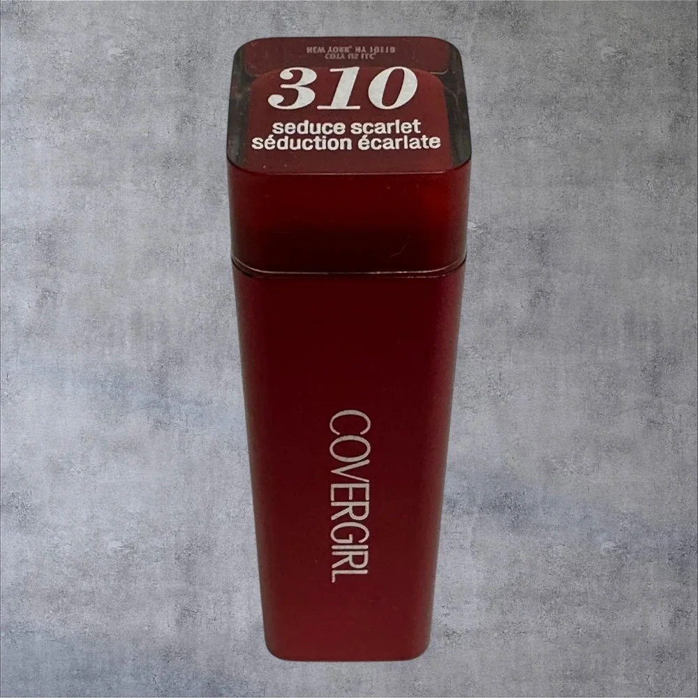 CoverGirl Lipstick Womens‎ 3.5g Red New 310 Seduce Scarlet Exhibitionist